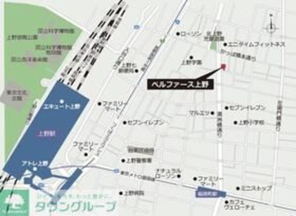 ムニレジデンス上野(旧名称:ベルファース上野)の物件内観写真